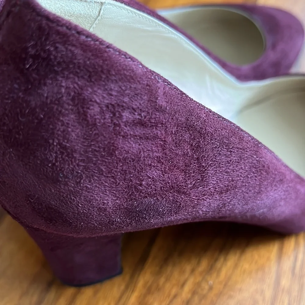 Bruno Magli Paris Suede Block Heel 39.5